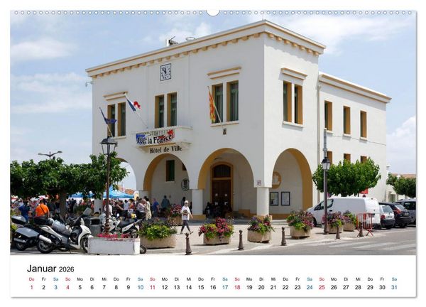 Produktbild: Frankreichs sch&ouml;nste D&ouml;rfer - Saintes Maries de la Mer (Wandkalender 2026 DIN A2 quer), CALVENDO Monatskalender