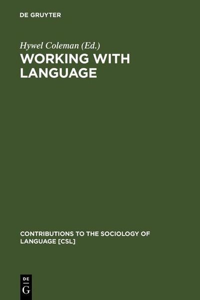 Produktbild: Working with Language