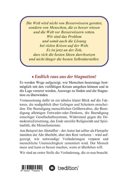 Produktbild: Die Evolution braucht Dich jetzt