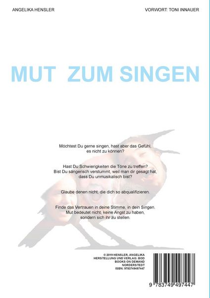 Produktbild: Mut zum Singen