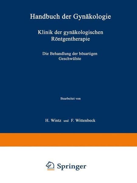 Produktbild: Klinik der gyn&auml;kologischen R&ouml;ntgentherapie