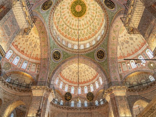 Produktbild: CALVENDO Puzzle Kuppeln der Neuen Moschee | 1000 Teile Lege-Gr&ouml;&szlig;e 64x48cm Foto-Puzzle f&uuml;r gl&uuml;ckliche Stunden