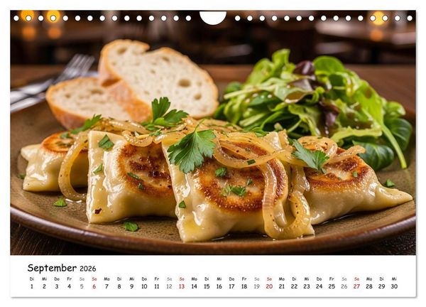 Produktbild: Schw&auml;bischer Maultaschen-Kalender (Wandkalender 2026 DIN A4 quer), CALVENDO Monatskalender