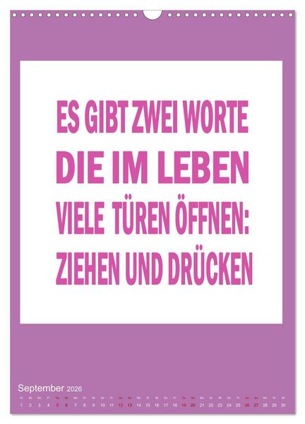 Produktbild: Memo an mich (Wandkalender 2026 DIN A3 hoch), CALVENDO Monatskalender