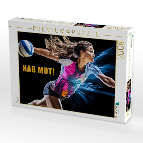 Produktbild: CALVENDO Puzzle Mut | 2000 Teile Lege-Gr&ouml;&szlig;e 90x67cm Foto-Puzzle f&uuml;r gl&uuml;ckliche Stunden