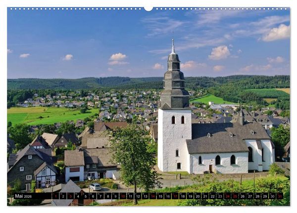 Produktbild: Unterwegs in Deutschland (hochwertiger Premium Wandkalender 2026 DIN A2 quer), Kunstdruck in Hochglanz