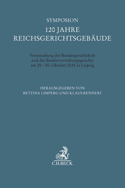 Produktbild: Symposion 120 Jahre Reichsgerichtsgeb&auml;ude
