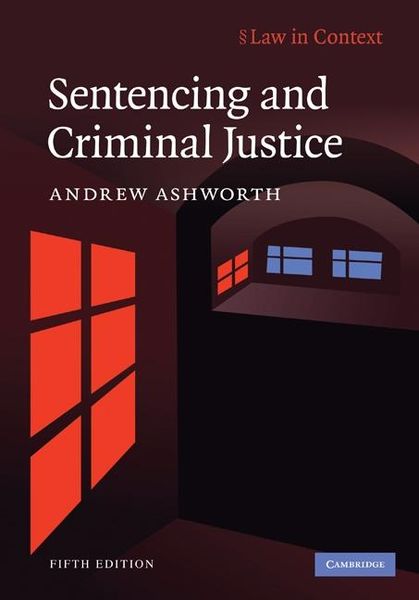 Produktbild: Sentencing and Criminal Justice