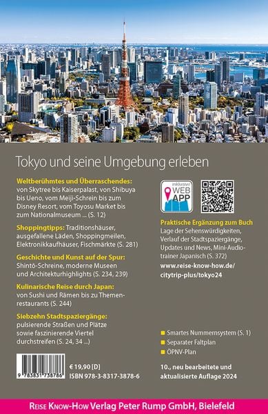 Produktbild: Reise Know-How Reisef&uuml;hrer Tokyo (CityTrip PLUS)