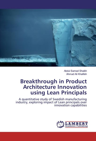 Produktbild: Breakthrough in Product Architecture Innovation using Lean Principals