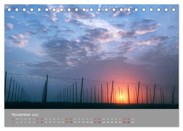 Produktbild: Hallertau (Tischkalender 2026 DIN A5 quer), CALVENDO Monatskalender