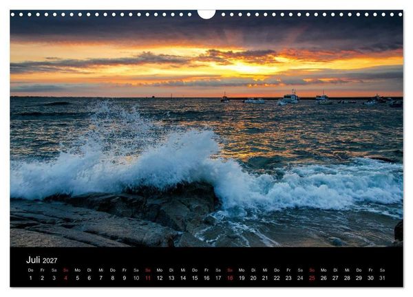 Produktbild: Faszination Meer und Wolken (Wandkalender 2027 DIN A3 quer), CALVENDO Monatskalender