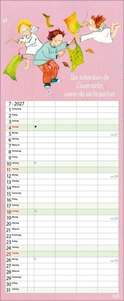 Produktbild: Familientimer Schutzengel 2027