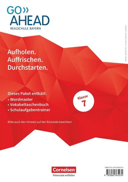 Produktbild: Go Ahead - Realschule Bayern 2017 - 7. Jahrgangsstufe