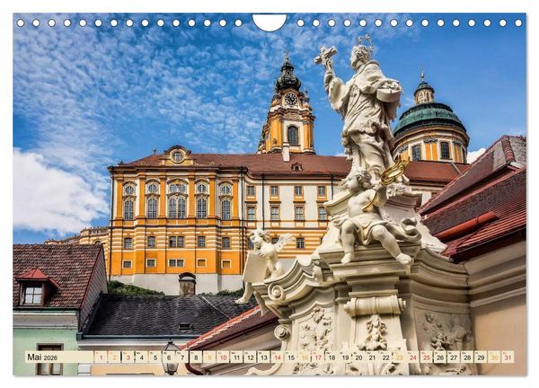 Produktbild: Europ&auml;ische Kl&ouml;ster - unverg&auml;ngliche Sch&ouml;nheiten (Wandkalender 2026 DIN A4 quer), CALVENDO Monatskalender