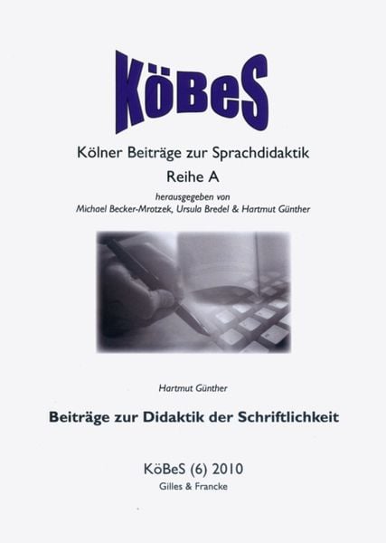 Produktbild: Beitr&auml;ge zur Didaktik der Schriftlichkeit