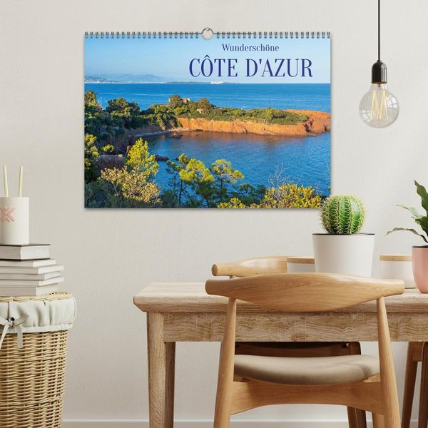 Produktbild: Wundersch&ouml;ne C&ocirc;te d'Azur (Wandkalender 2026 DIN A3 quer), CALVENDO Monatskalender