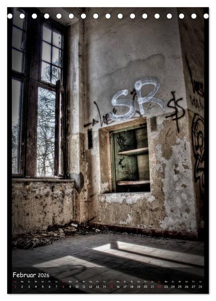 Produktbild: Lost Places II, Vergessene Orte (Tischkalender 2026 DIN A5 hoch), CALVENDO Monatskalender