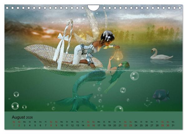 Produktbild: Elfenlichter, die Reise geht weiter (Wandkalender 2026 DIN A4 quer), CALVENDO Monatskalender
