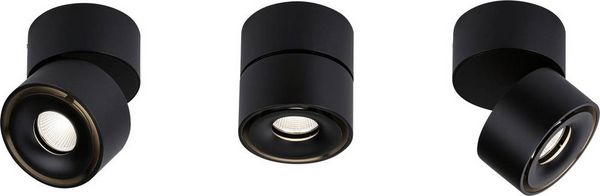 Produktbild: Paulmann 93371 Spircle LED-Aufbauleuchte LED LED fest eingebaut 8W Schwarz (matt)