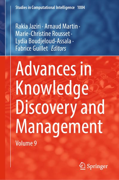 Produktbild: Advances in Knowledge Discovery and Management