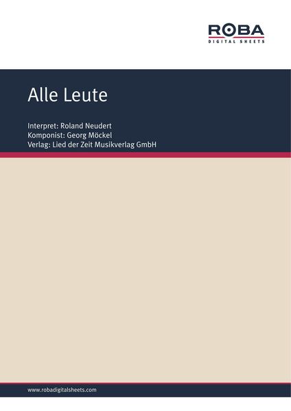 Produktbild: Alle Leute