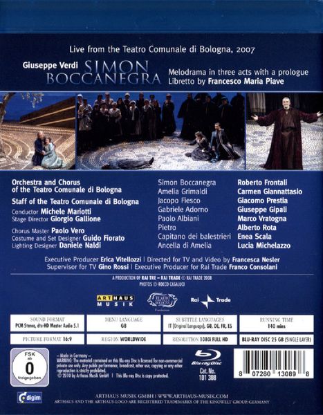 Produktbild: Simon Boccanegra