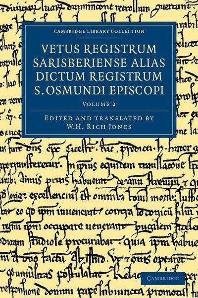 Produktbild: Vetus Registrum Sarisberiense Alias Dictum Registrum S. Osmundi Episcopi - Volume 2
