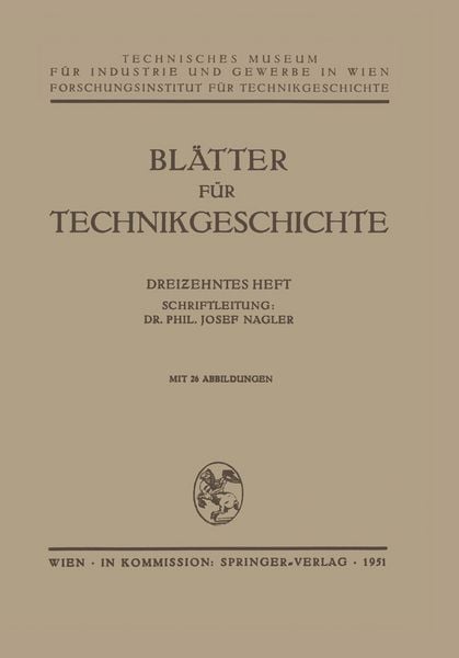 Produktbild: Bl&auml;tter f&uuml;r Technikgeschichte