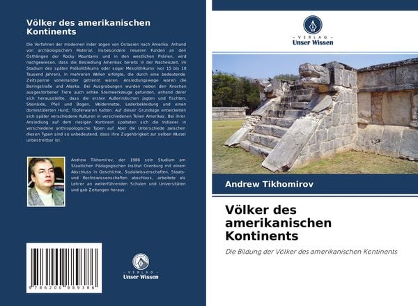 Völker des amerikanischen Kontinents, Taschenbuch von Andrew Tikhomirov, Sciencia Scripts, 978-620-0-88938-6