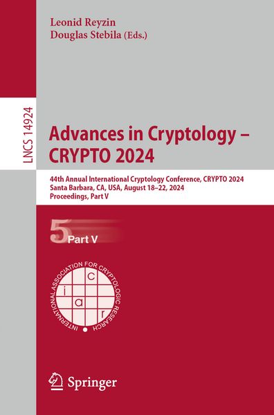 Produktbild: Advances in Cryptology &ndash; CRYPTO 2024