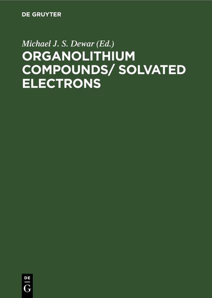 Produktbild: Organolithıum Compounds/ Solvated Electrons