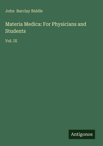 Produktbild: Materia Medica: For Physicians and Students