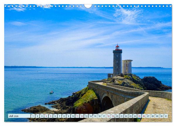 Produktbild: Leuchtt&uuml;rme - Maritime Leuchtfeuer an den K&uuml;sten (Wandkalender 2026 DIN A3 quer), CALVENDO Monatskalender