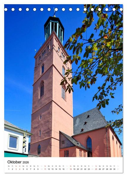 Produktbild: Darmstadt 2026 Bilder vom Frankfurter Taxifahrer Petrus Bodenstaff (Tischkalender 2026 DIN A5 hoch), CALVENDO Monatskalender