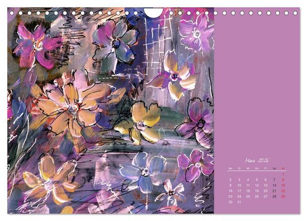 Produktbild: Blumenduft (Wandkalender 2026 DIN A4 quer), CALVENDO Monatskalender