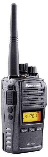 Produktbild: Midland Midland G18 Pro NC, PMR446 Funkger&auml;t C1145.04 PMR-Funkger&auml;t