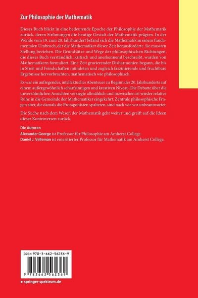 Produktbild: Zur Philosophie der Mathematik