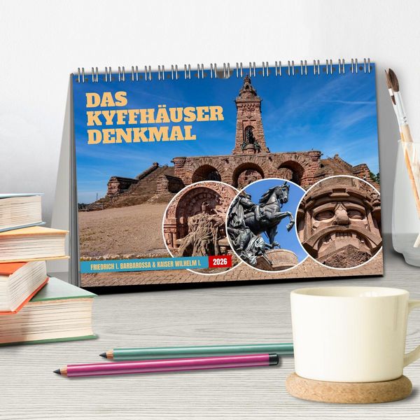 Produktbild: Das Kyffh&auml;user Denkmal (Tischkalender 2026 DIN A5 quer), CALVENDO Monatskalender