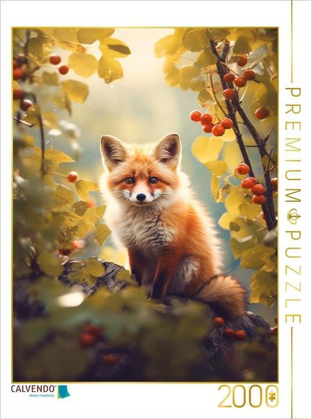 CALVENDO Puzzle Ein Motiv aus dem Kalender Zauberhafte Füchse | 2000 Teile Lege-Größe 90x67cm Foto-Puzzle für glückliche Stunden, Sonstige von ,
