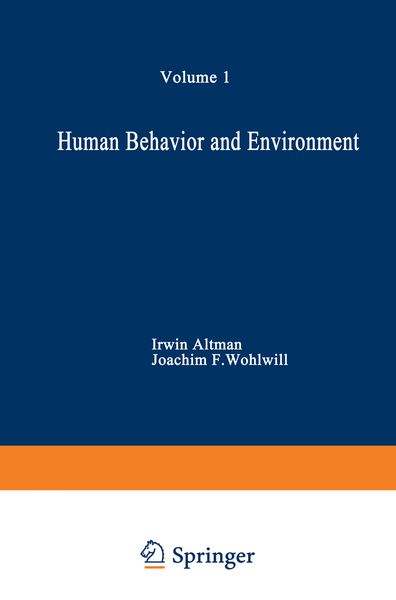 Produktbild: Human Behavior and Environment