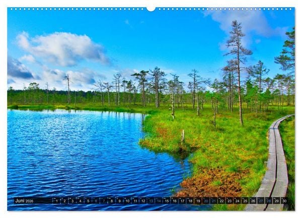 Produktbild: Bezauberndes Estland (Wandkalender 2026 DIN A2 quer), CALVENDO Monatskalender
