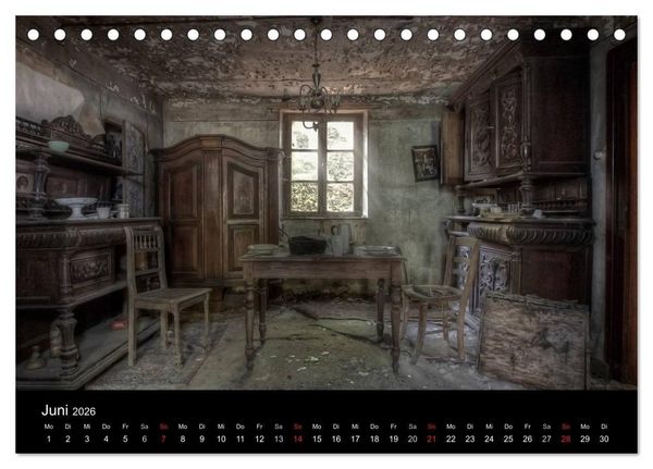 Produktbild: Lost Places - Verlassene Orte (Tischkalender 2026 DIN A5 quer), CALVENDO Monatskalender
