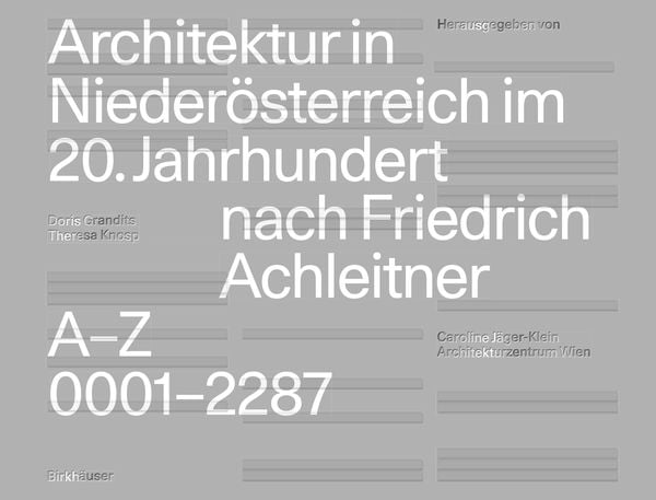 Produktbild: Architektur in Niederösterreich im 20. Jahrhundert nach Friedrich Achleitner