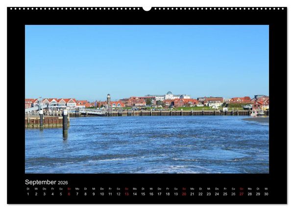 Produktbild: Juist &ndash; Insel im Wattenmeer (Wandkalender 2026 DIN A2 quer), CALVENDO Monatskalender