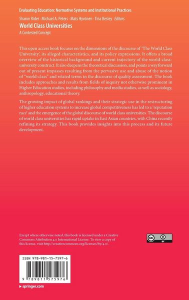 Produktbild: World Class Universities