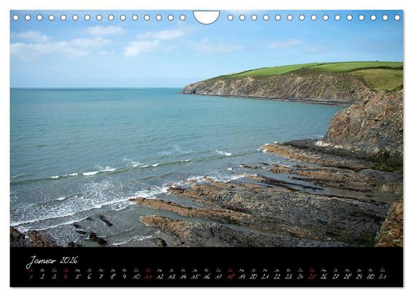 Produktbild: Wales - Pembrokeshire Coast Path (Wandkalender 2026 DIN A4 quer), CALVENDO Monatskalender