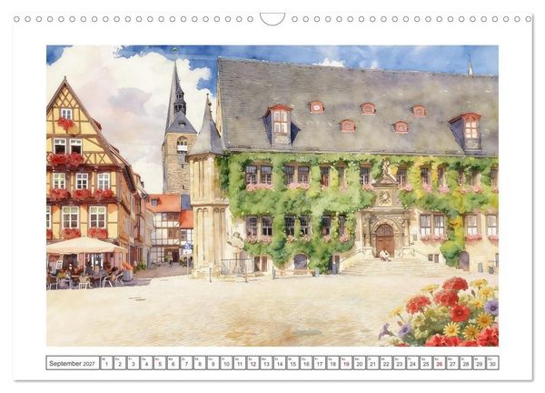Produktbild: Bezaubernde St&auml;dte in Sachsen-Anhalt (Wandkalender 2027 DIN A3 quer), CALVENDO Monatskalender