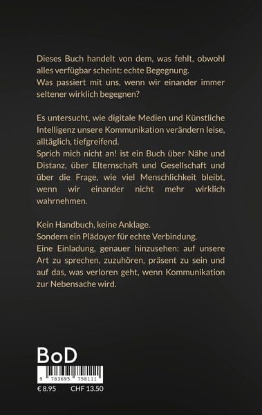 Produktbild: Sprich mich nicht an!