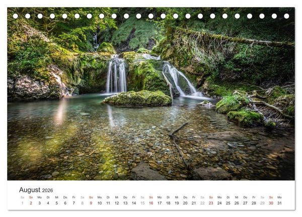Produktbild: Wasserf&auml;lle Europas (Tischkalender 2026 DIN A5 quer), CALVENDO Monatskalender
